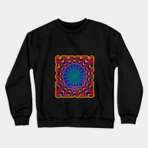 OPTICAL ILLUSION, OP ART DESIGN Crewneck Sweatshirt by Micks Prints